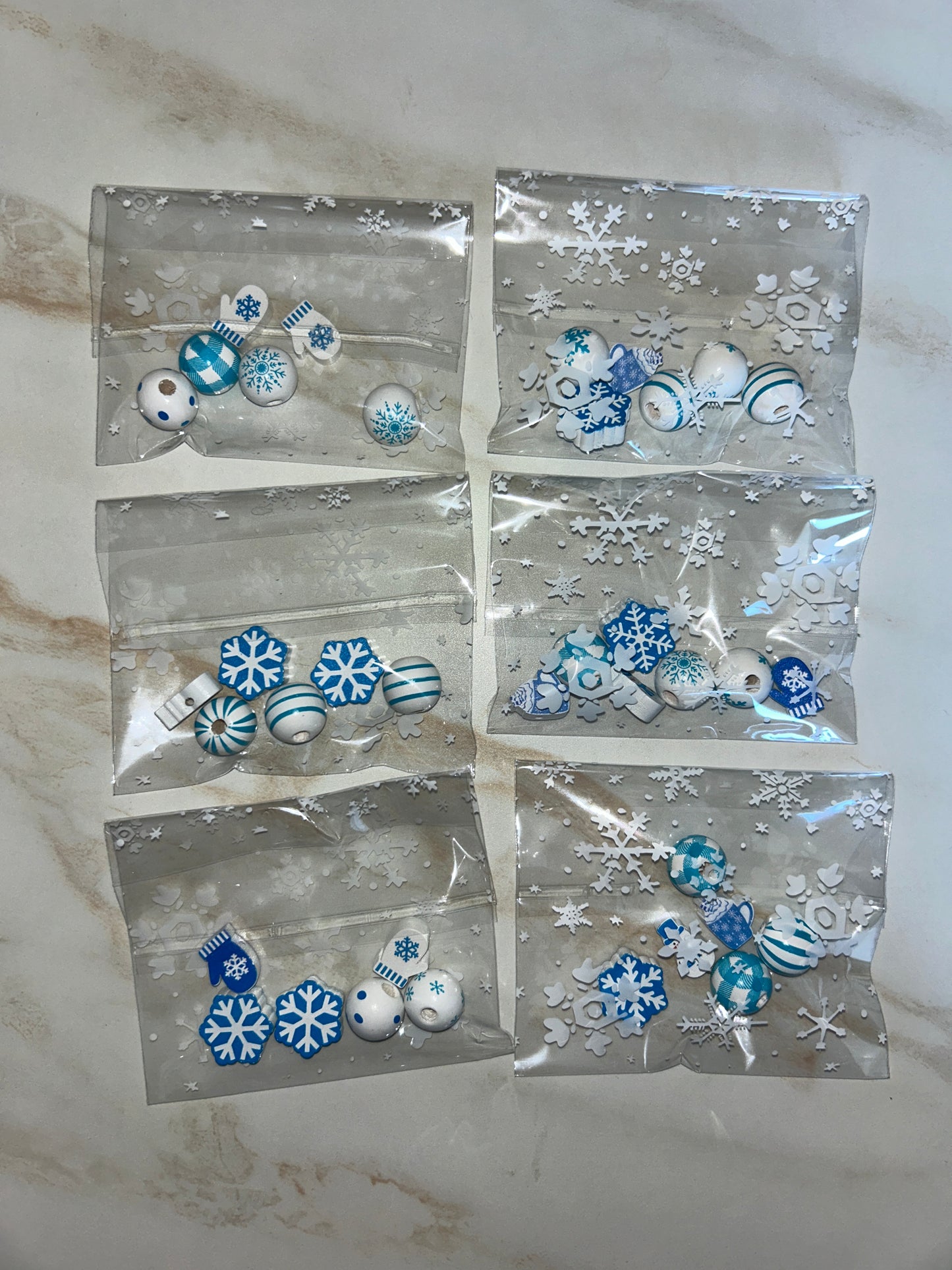 Collection Noël (perles en bois)🎄