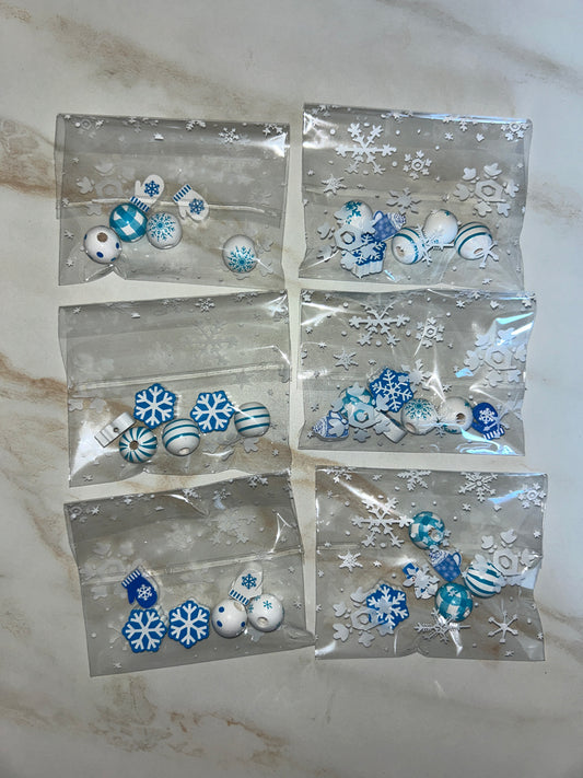 Collection Noël (perles en bois)🎄